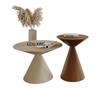 Meubles de salon de style moderne et simple, style italien simple, scandinave, petite table basse en métal et petite table d'angle