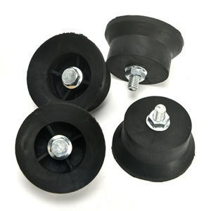Almohadillas de goma M8 para compresores de aire, amortiguadoras de impactos, juego de 4 para equipos de bombeo - Product Image 1