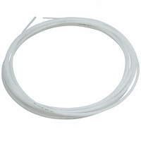 Tire-câble en nylon blanc HF-Shaw, robuste, avec boule en laiton et œillet, longueur réglable pour câble électrique