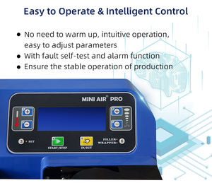 Máquina <span class=keywords><strong>de</strong></span> Cojines <span class=keywords><strong>de</strong></span> Aire MINI AIR PRO2, 25m/<span class=keywords><strong>min</strong></span>, Alta Velocidad, para Fabricación <span class=keywords><strong>de</strong></span> Bolsas <span class=keywords><strong>de</strong></span> Aire para Embalaje <span class=keywords><strong>de</strong></span> Comercio Electrónico - Product Image 2