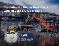 Modul pelacakan posisi dalam ruangan UWB dengan Qorvo DW3120+Nordic nRF52833 akurasi 10-30cm tag AOA MS01SF1