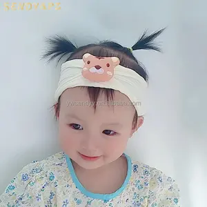 卸売女の赤ちゃんかわいいヘアバンドリトルタイガーラビットコットンヘッドバンド0〜3歳のヘアアクセサリーに適しています