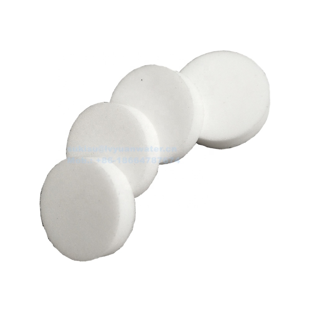 Sintered Polyethylene PE Porous PP filter disc Filters for medical industry