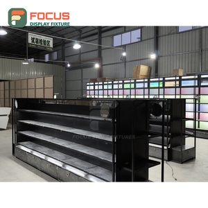 Professional Store Interior Stainless Steel Gondola Shelving Space Planning Cosmetic Display <b>Cabinet</b> - Product Image 1