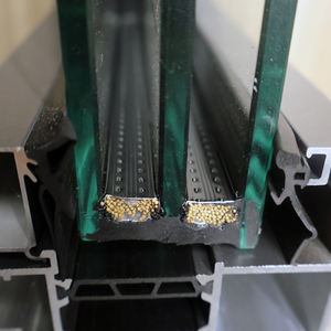 Fenêtre coulissante à battant en alliage d'aluminium avec isolation de pont cassé Motif d'ouverture horizontale Filet d'écran en acier inoxydable - Product Image 4