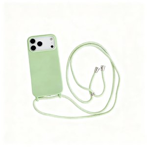 Coque antichoc personnalisée en TPU avec cordon pour iPhone 17, 17 Pro Max, 17 Pro – Étui de téléphone à bandoulière lisse avec sangle pour le cou et le corps - Product Image 3