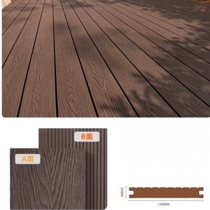 Pavimentazione in Composito Legno-Plastica per Esterni, Anticorrosione, Impermeabile, Senza Giunture, Tavole WPC Coestruse - Product Image 3