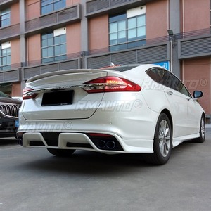 Car Rear Bumper <b>Splitter</b> Diffuser <b>Lip</b> Bumper Protector Rear <b>Lip</b> For Ford Mondeo ST 2013-2017 Body Kit Car Accessories - Product Image 3