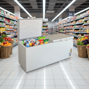 Congelador Vertical de Doble Puerta de Gran Capacidad, Diseño Personalizado OEM para Uso Doméstico, en Garajes, Supermercados y Almacenamiento Comercial, Manos Libres L - Product Image 3