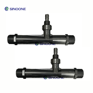 Sinoone 1 inch uPVC nhựa Venturi phun xử lý nước và ozone gas nước trộn vòi phun cho nước thải nuôi trồng thủy sản - Product Image 1