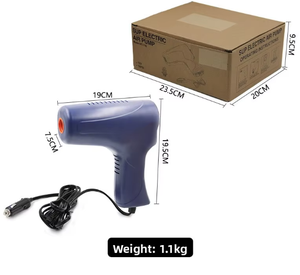 Bomba de Aire Eléctrica Multifuncional de Alta Presión de 16 PSI para Automóvil, Inflador de 12 V CC para <span class=keywords><strong>Tabla</strong></span> de <span class=keywords><strong>Paddle</strong></span> <span class=keywords><strong>Surf</strong></span>, Bote Inflable - Product Image 5