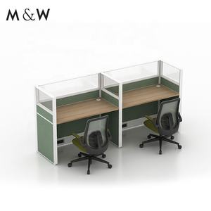 เฟอร์นิเจอร์มืออาชีพทันสมัย M & W แผงไม้เดี่ยวแยกส่วนพาร์ทิชันสำนักงาน - Product Image 3