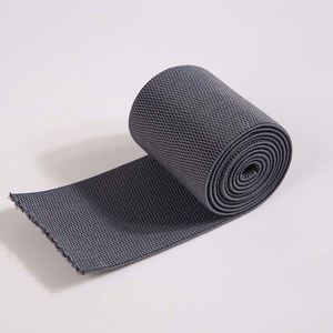 Woven Waist Belt Logo Polyester Nylon Rubber Elastic Webbing High Elastic Custom Fabric Elastic Band Flat Yoga Shoes Branded - Product Image 2