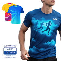 Impresión digital 3D poliéster impresora Racer camiseta evento camisetas Dry Fit camiseta sublimación Deporte Camiseta