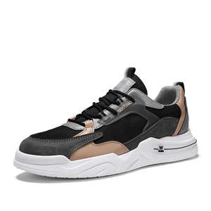 Chaussures de sport décontractées antidérapantes, chaussures de course de haute qualité en mesh respirant, chaussures de marche pour hommes, chaussures tendance en cuir pour hommes - Product Image 6