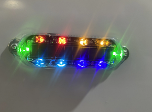 Luces <span class=keywords><strong>de</strong></span> Advertencia Intermitentes <span class=keywords><strong>de</strong></span> 10 LED con 3 Modos, Luces Traseras LED para Motocicleta, Módulo para Automóvil y Camión - Product Image 5