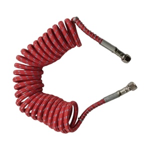 Pièces de système de freinage de camion de haute qualité, tuyau de frein en PU tressé rouge et bleu pour semi-remorque - Product Image 3
