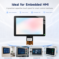 Écran tactile capacitif de 7 pouces avec écran LCD TFT LVDS USB, haute qualité, extérieur, IK10, verre trempé, étanche, panneau tactile HMI