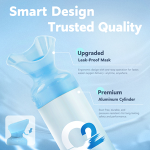 ถังออกซิเจนสปอเซอร์ 10 ลิตร สำหรับกีฬาและการดูแลที่บ้าน ขวดออกซิเจนสำหรับผู้สูงอายุ ได้รับการรับรองมาตรฐาน CE - Product Image 4