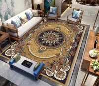 Nouveau tapis de sol de luxe, fabriqué à la machine, respectueux de l'environnement, adapté aux animaux domestiques, grand format, pour le salon, décoration de la maison, tapis confortable, personnalisable