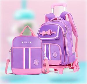 <span class=keywords><strong>Trolley</strong></span> Mochilas escolares para niños de 6 a 12 años Mochila escalable de seis ruedas para niños con bolsa de Almuerzo - Product Image 2