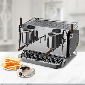 Commercial 9Bar 2 groupe écran tactile double groupe 10L chaudière 58mm tête de brassage saturée café électrique Machine à café expresso - Product Image 4