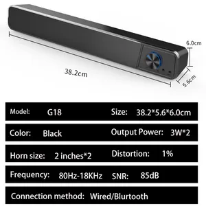 2020 التلفزيون شريط الصوت AUX USB السلكية مكبر صوت BT لاسلكي المسرح المنزلي المحيطي مكبرات الصوت الكمبيوتر التلفزيون مكبرات الصوت شريط مربع