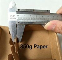 En stock, boîte cadeau en papier kraft à 9 compartiments, recyclable, boîte à 9 compartiments pour chocolat, bonbons, biscuits, petits cadeaux