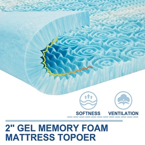 Tùy Chỉnh Mật Độ Cao Công Nghệ Hypo-Gây Dị Ứng Làm Mát Gel Bộ Nhớ Bọt Nệm kize Nữ Hoàng Kích Thước Topperbed Nệm Topper - Product Image 2