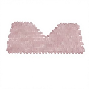 Natural Crystal Rose Quartz Facial <b>Massager</b> for Relaxation Function - Product Image 1