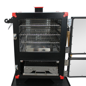 Four à Charbon Vertical Ultime pour Fêtes en Plein Air, Fumoir à Bois Haute Capacité pour Barbecues Familiaux - Product Image 3