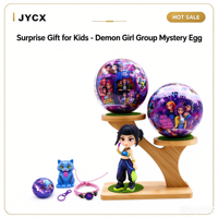 Vente en gros de figurines Kpop Demon Hunters personnalisées en boîte mystère, porte-clés Gashapon, jouet capsule, pendentif figurine PVC, cadeau mignon de dessin animé