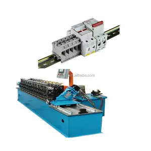 Din rail roll forming machine Omega profile stud making machine