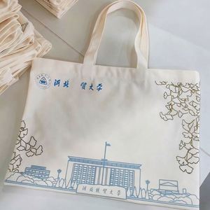 Sac fourre-tout en toile de coton vierge personnalisable avec logo imprimé, durable, pour le shopping, vente en gros - Product Image 4