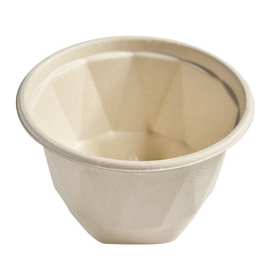 Sugarcane Pulp Biodegradable Disposable <b>Paper</b> <b>Bowls</b> Round Food Grade Eco-Friendly Customizable For Takeaway Meals - Product Image 4