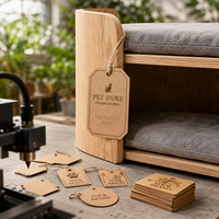 Lit pour chat en bois naturel de haute qualité, maison de repos à double étage pour animaux de compagnie, canapé-lit moderne en bois courbé pour chatons, vente en gros