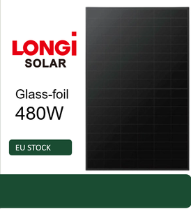 แผงโซลาร์เซลล์ลองจิ ออลแบล็ค 480 วัตต์ ดีไซน์สีดำล้วน สต็อกยุโรป - Product Image 2