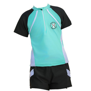 Traje de Baño para Niñas Baiya, Verde Claro, Secado Rápido, Alta Elasticidad, UPF 30, para Natación y Aguas Termales - Product Image 5