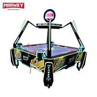 Luxe 4p Multi rondelles Air Hockey monnayeur sport Machine de jeu d'arcade enfants adultes interactif électronique Air Hockey Table