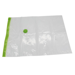 Factory Customized Large Zipper Vacuum Compression Bag Quilt Clothing Space Saver Saving Storage Bag With Pump - Product Image 2