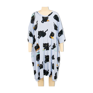 เสื้อยืดโอเวอร์ไซส์ลายสัตว์ ผ้าเจอร์ซีย์ใยไผ่ธรรมชาติ นุ่ม ระบายอากาศได้ดี สวมใส่สบาย ชุดนอนน่ารัก ขายส่ง - Product Image 1
