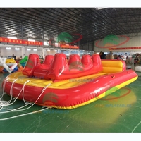 Tube remorquable volant gonflable 6 bateau de ski nautique chaise longue de sport nautique pratique pour les aventures nautiques