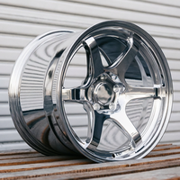 Velg Krom Mewah Ringan Laris Manis Custom 18 5x114.3 Deep Concave Forged Alloy Wheel Rim 5x120 5x100 untuk Subaru WRX GTR