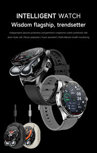 นาฬิกาอัจฉริยะรุ่นใหม่ D9 หน้าจอ 1.46 นิ้ว <span class=keywords><strong>2</strong></span> in 1 พร้อมหูฟังไร้สายในตัว รองรับการโทรแบบไร้สาย มาตรฐานกันน้ำ IP67 - Product Image 3