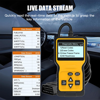 Lector de Códigos OBD2 Todo en Uno, Escáner de Diagnóstico Universal, 1 Año de Garantía, Compatible con 9 Protocolos, Pantalla LCD, Escaneo Completo de Fallas