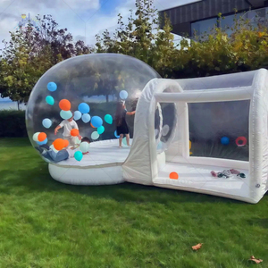 Château <span class=keywords><strong>gonflable</strong></span> avec toboggan et trampoline pour usage intérieur et extérieur - Vente flash - Product Image 1