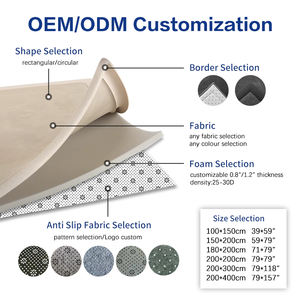 批发柔软婴儿学步游戏笔垫无毒现代儿童游戏垫超厚客厅珊瑚绒厚泡沫榻榻米垫 - Product Image 2