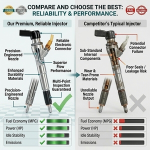 Iniettore Diesel 166006212R H8201100113 A2C59507596 Compatibile con Mercedes-Benz Nissan per <span class=keywords><strong>Motore</strong></span> 1.5dCi <span class=keywords><strong>K9K</strong></span> OM607.951 - Product Image 5