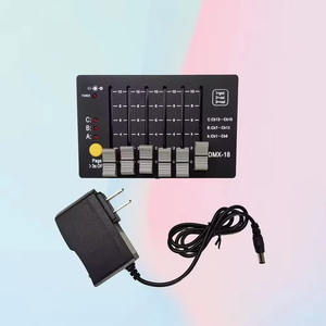 Consola Controladora DMX Compacta Mini con Entrada y Salida XLR, Audio Mono, 16 Canales, Voltaje Amplio AC100 a 240V para Escenario - Product Image 6