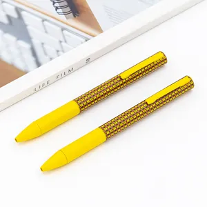 LOW MOQ new model Heat Transfer metal ball pen with Custom Logo Printing Full Color Printed Pen Ballpoint Pen